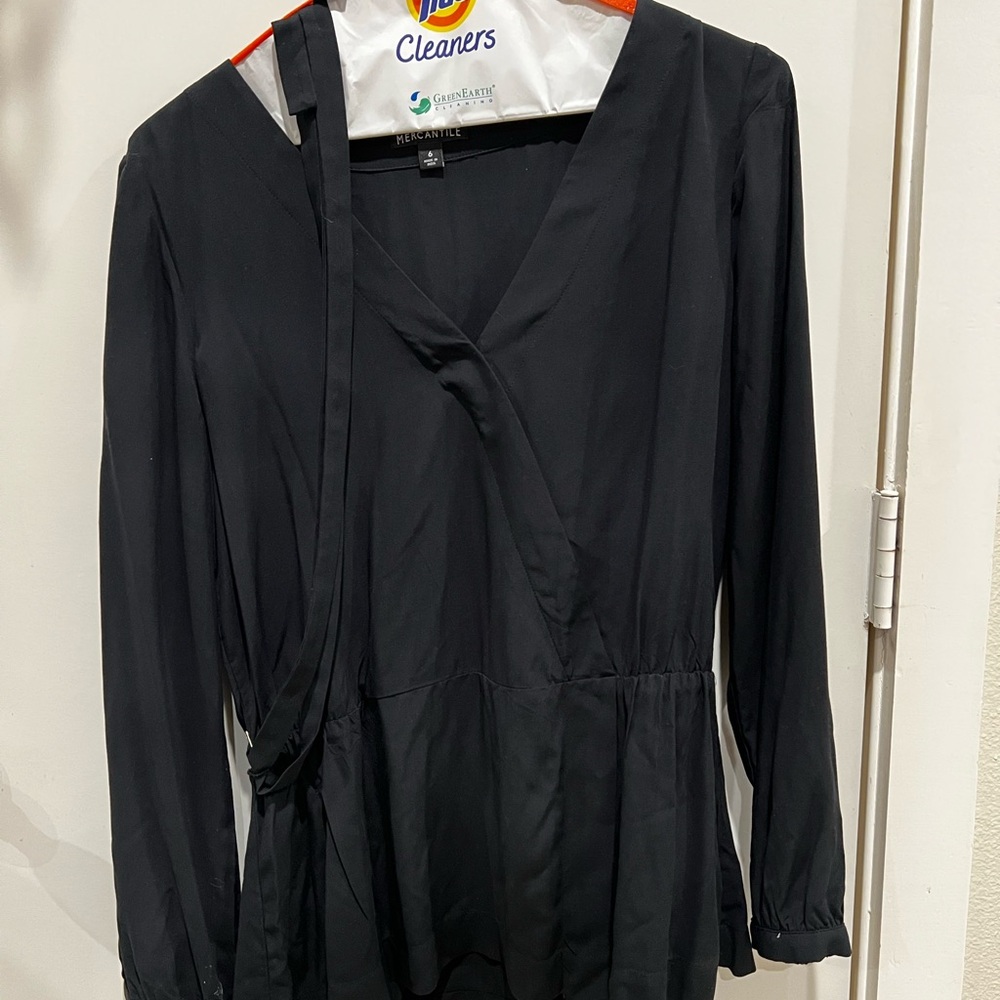 J. Crew Factory Wrap Blouse